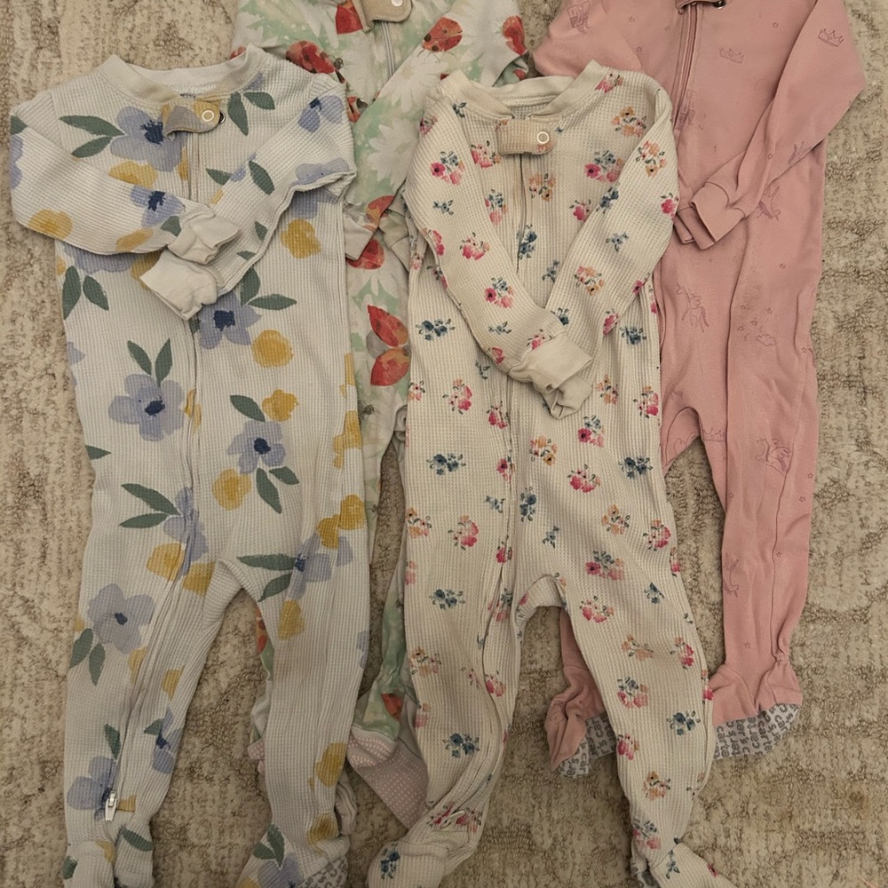 12 Month Baby Girl Pajamas